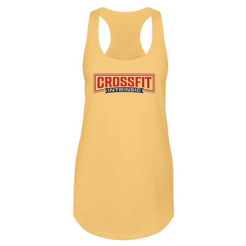 Womens 2X-Large Banana Cream Tank Top (Front Print Only)