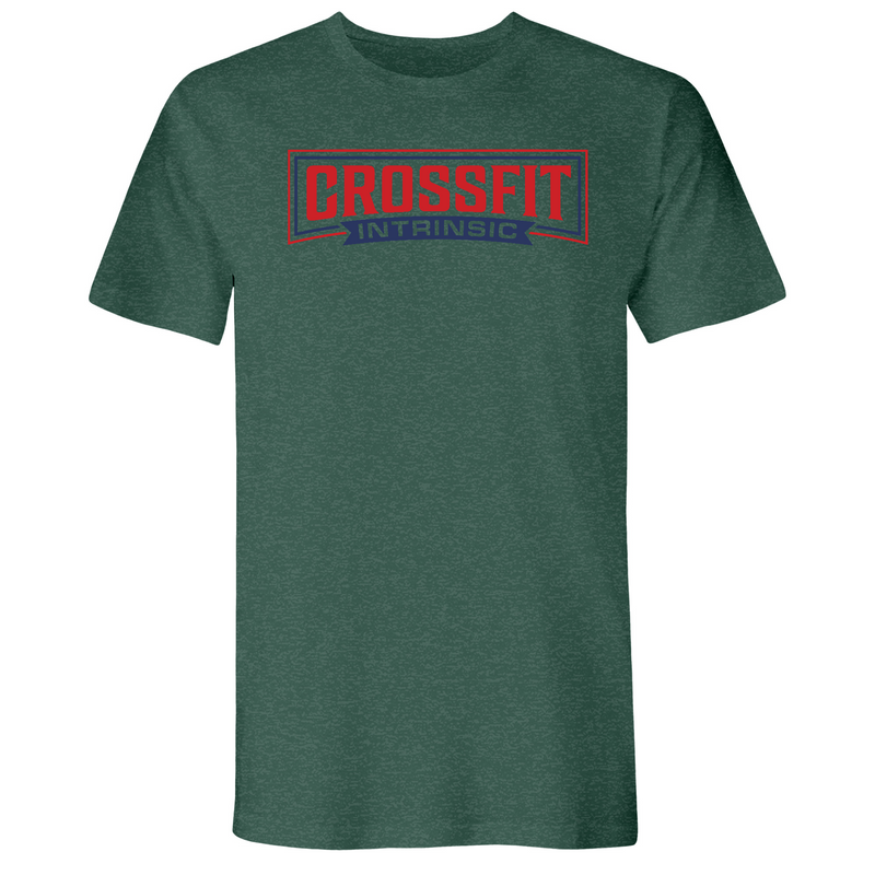 Mens 2X-Large Heather Forest Green T-Shirt