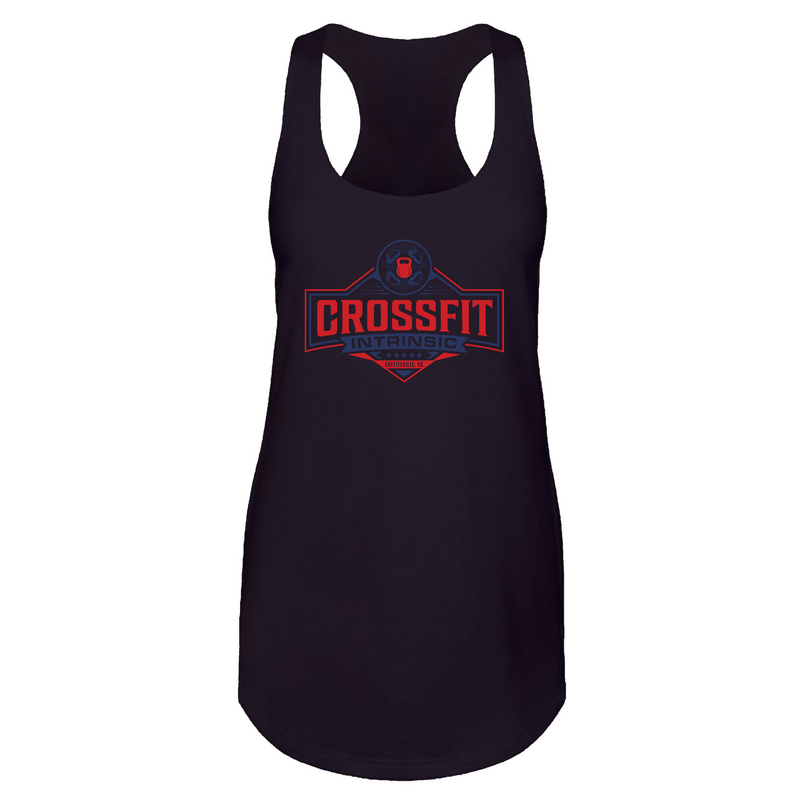 Womens 2X-Large Black Tank Top (Front Print Only)
