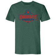 Mens 2X-Large Heather Forest Green T-Shirt