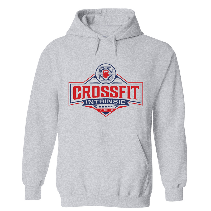Mens 2X-Large Grey Heather Hoodie