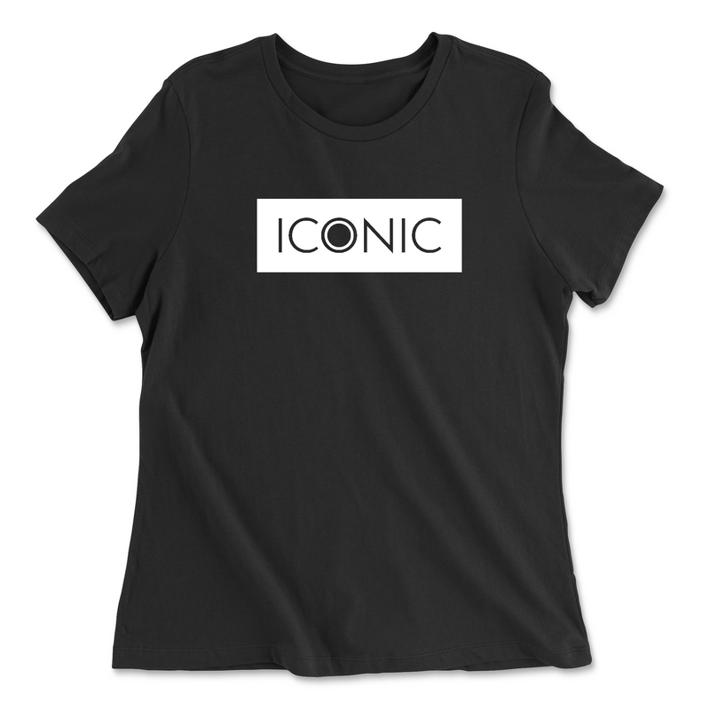 Womens 2X-Large BLACK Relaxed Jersey T-Shirt