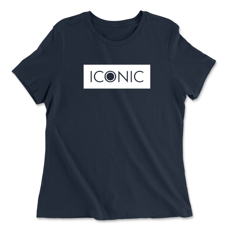 Womens 2X-Large NAVY Relaxed Jersey T-Shirt