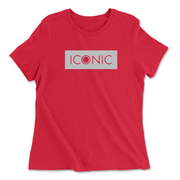 Womens 2X-Large RED Relaxed Jersey T-Shirt