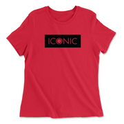 Womens 2X-Large RED Relaxed Jersey T-Shirt