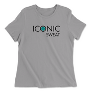 Womens 2X-Large SOLID_ATHLETIC_GREY Relaxed Jersey T-Shirt