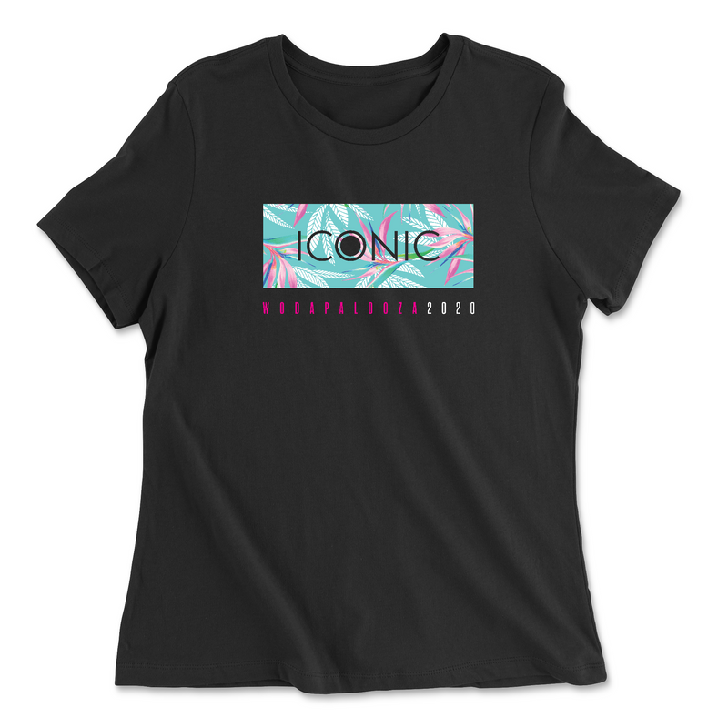 Womens 2X-Large BLACK Relaxed Jersey T-Shirt