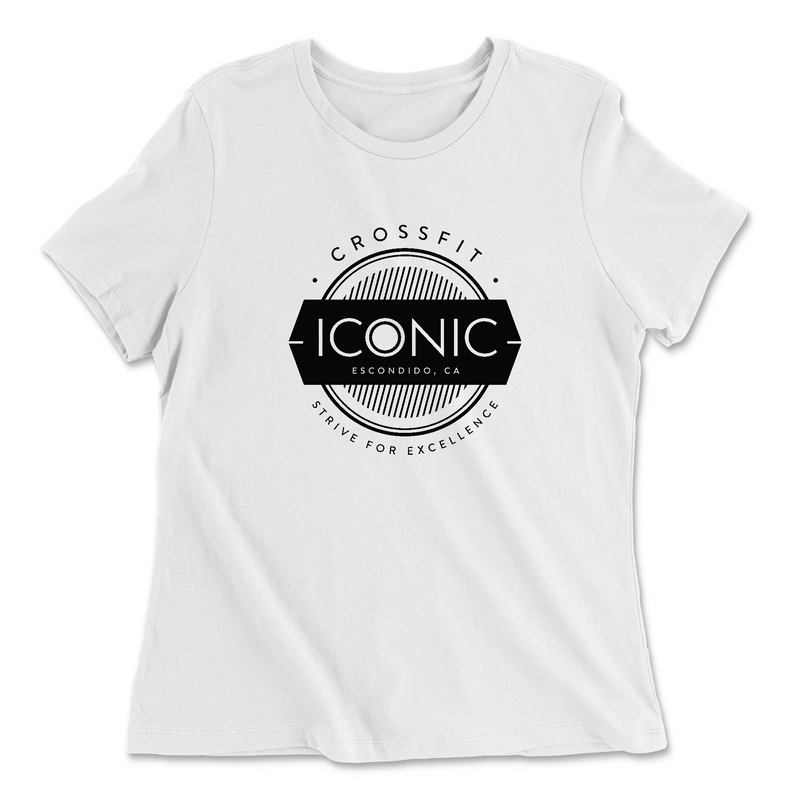 Womens 2X-Large WHITE Relaxed Jersey T-Shirt