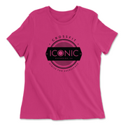 Womens 2X-Large BERRY Relaxed Jersey T-Shirt