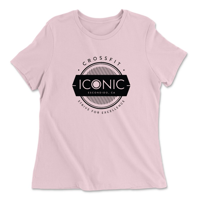 Womens 2X-Large PINK Relaxed Jersey T-Shirt