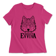 Womens 2X-Large BERRY Relaxed Jersey T-Shirt