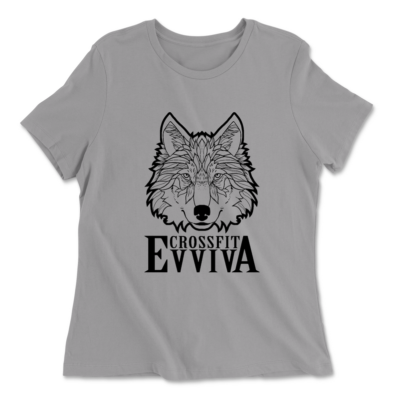 Womens 2X-Large SOLID_ATHLETIC_GREY Relaxed Jersey T-Shirt