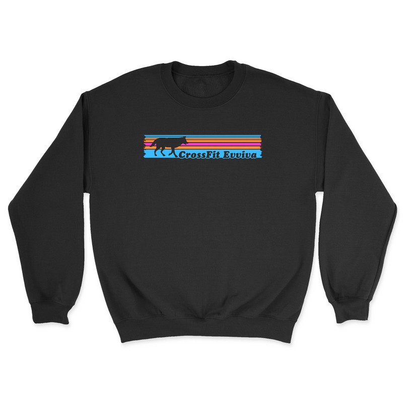 Mens 2X-Large BLACK Midweight Sweatshirt
