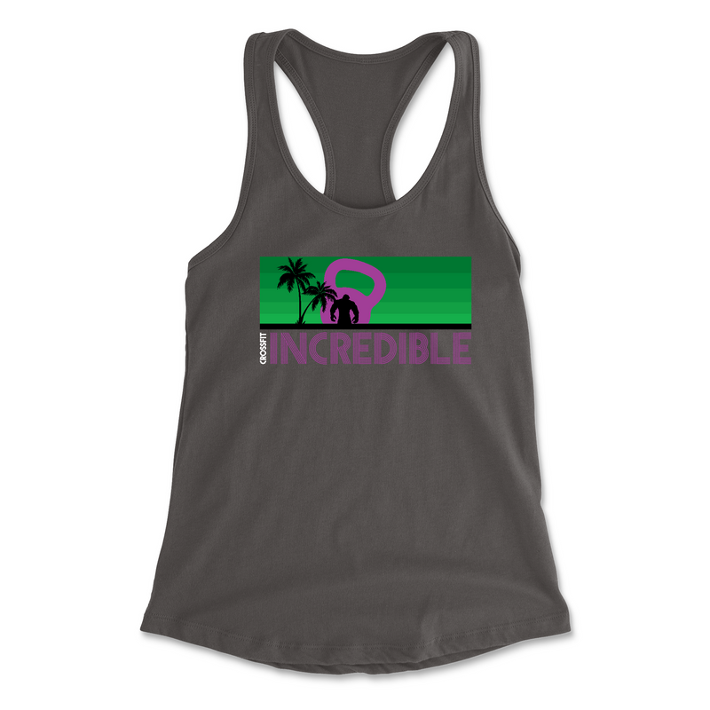 CrossFit Incredible Green Purple Womens - Tank Top