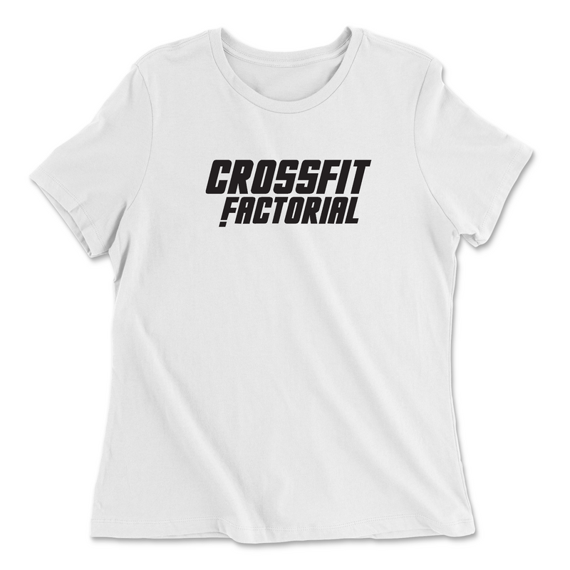 CrossFit Factorial One Color Womens - Relaxed Jersey T-Shirt
