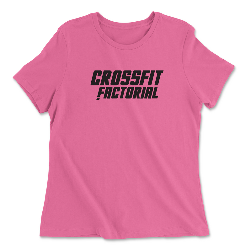CrossFit Factorial One Color Womens - Relaxed Jersey T-Shirt