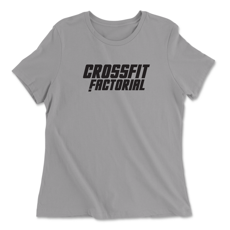 CrossFit Factorial One Color Womens - Relaxed Jersey T-Shirt