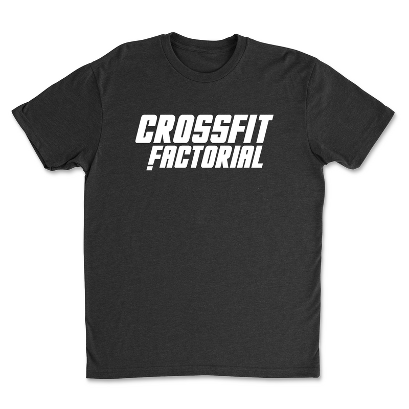 CrossFit Factorial One Color White Mens - T-Shirt