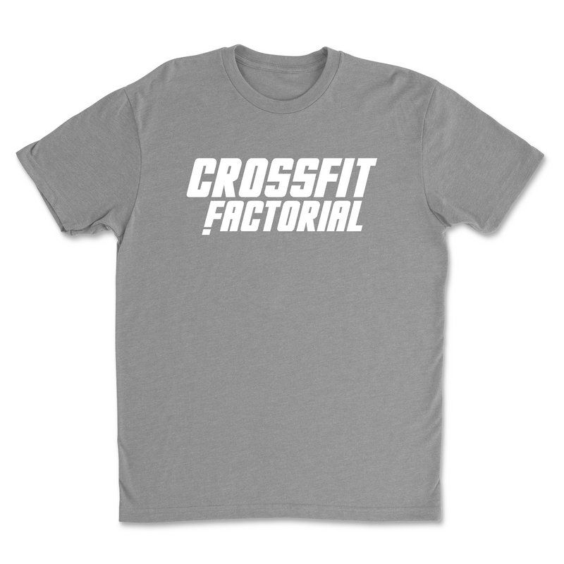 CrossFit Factorial One Color White Mens - T-Shirt
