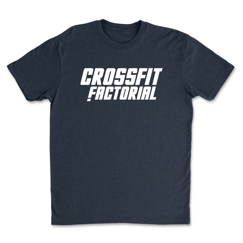 CrossFit Factorial One Color White Mens - T-Shirt