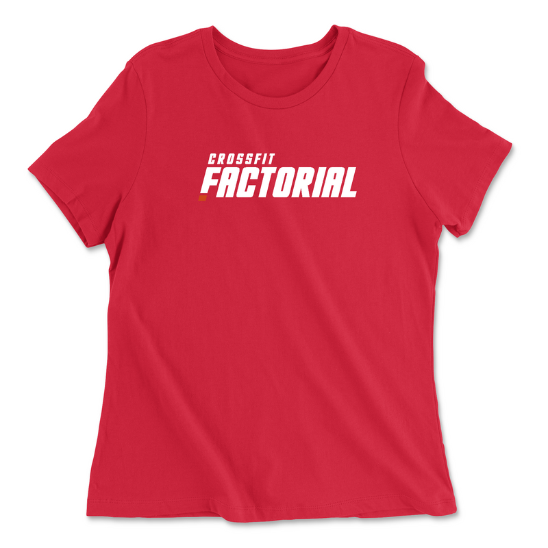 CrossFit Factorial Standard Womens - Relaxed Jersey T-Shirt