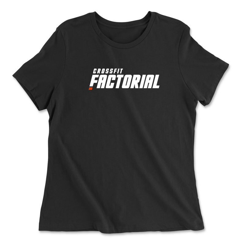CrossFit Factorial Standard Womens - Relaxed Jersey T-Shirt