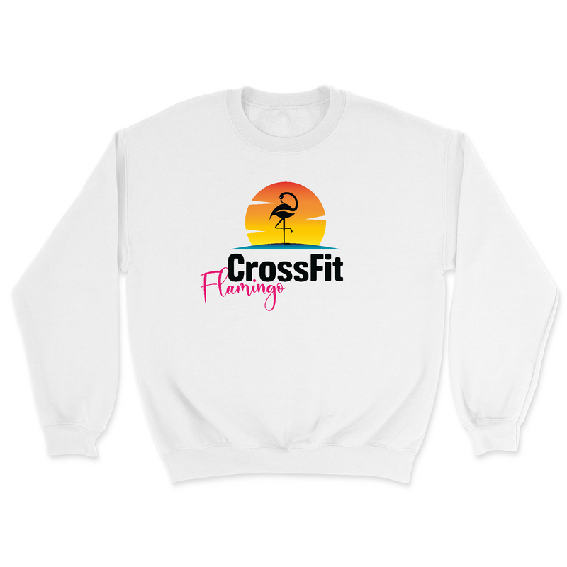 Mens 2X-Large WHITE Midweight Sweatshirt