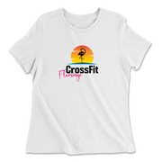 Womens 2X-Large WHITE Relaxed Jersey T-Shirt