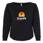Womens 2X-Large BLACK CrewNeck