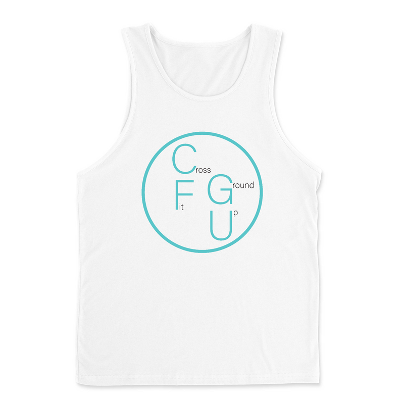 CrossFit Ground Up Circle (Blue) Mens - Tank Top