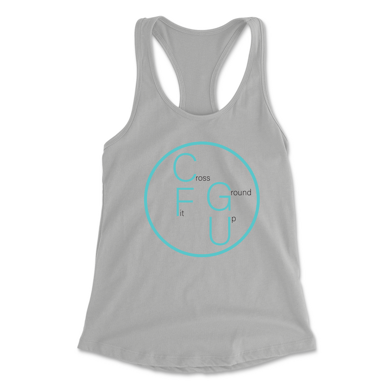 CrossFit Ground Up Circle (Blue) Womens - Tank Top