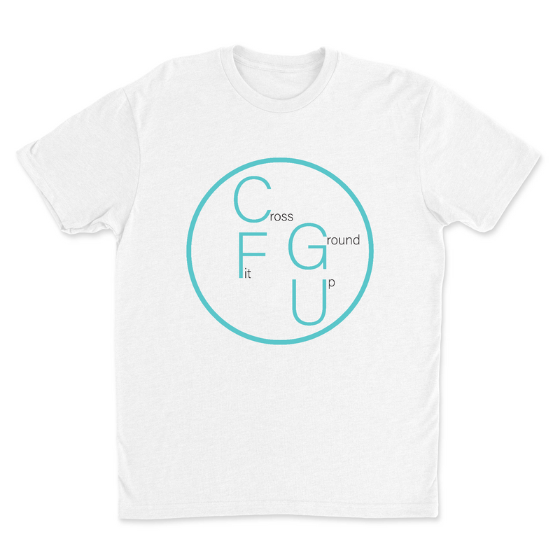 CrossFit Ground Up Circle (Blue) Mens - T-Shirt