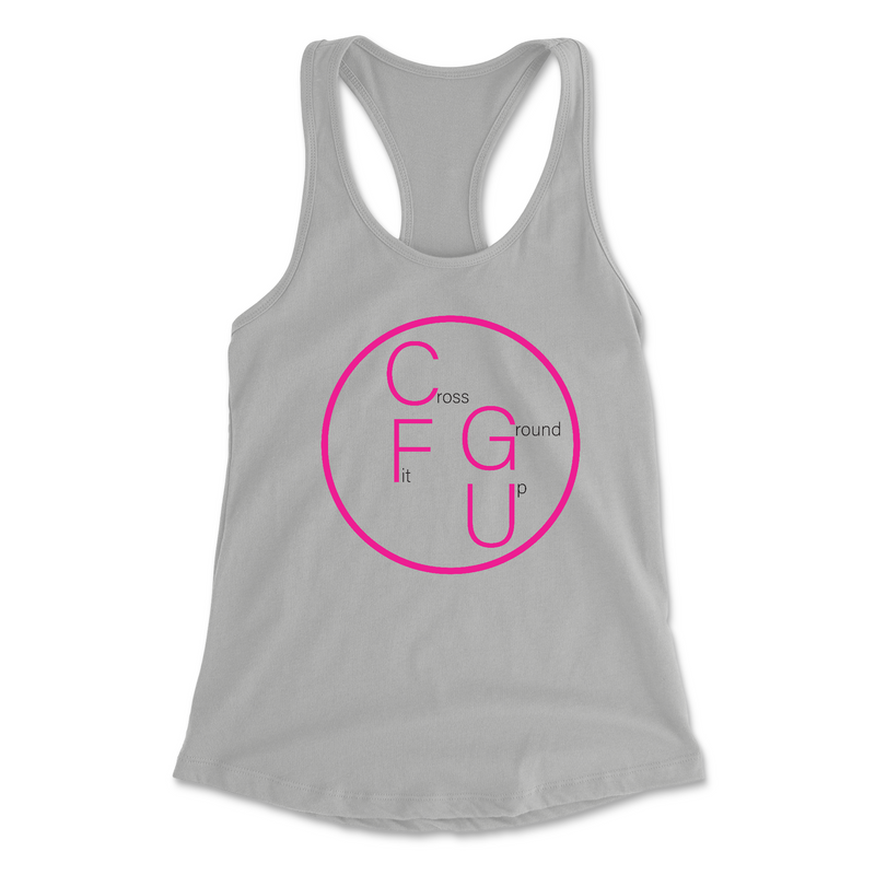 CrossFit Ground Up Circle (Pink) Womens - Tank Top