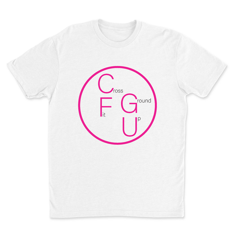 CrossFit Ground Up Circle (Pink) Mens - T-Shirt