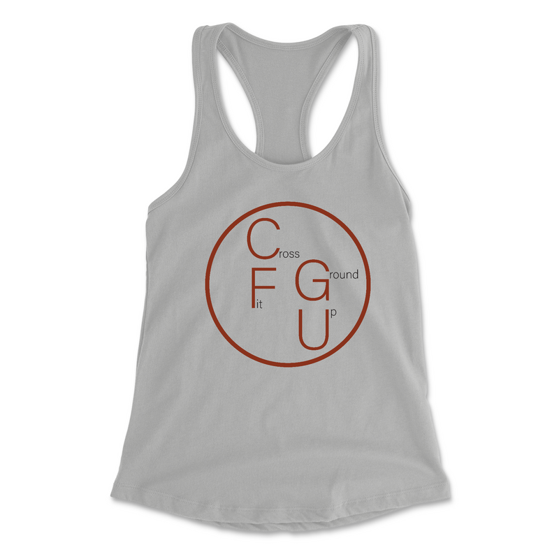 CrossFit Ground Up Circle (Red) Womens - Tank Top