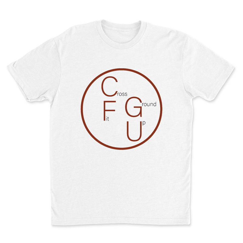 CrossFit Ground Up Circle (Red) Mens - T-Shirt