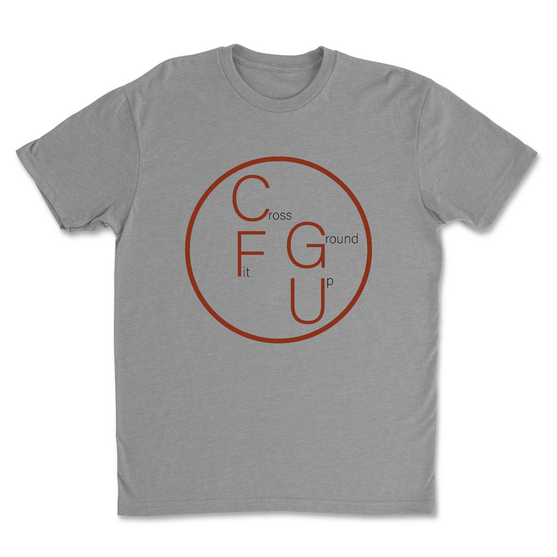 CrossFit Ground Up Circle (Red) Mens - T-Shirt