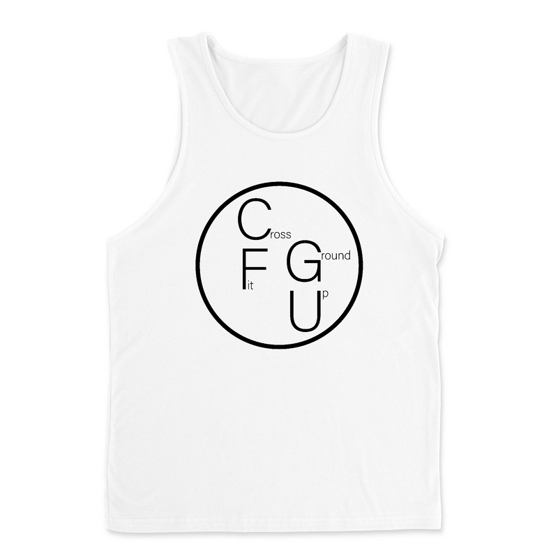 CrossFit Ground Up Circle (Black) Mens - Tank Top