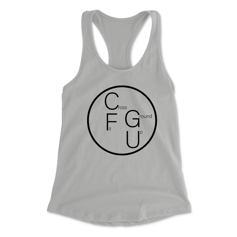 CrossFit Ground Up Circle (Black) Womens - Tank Top
