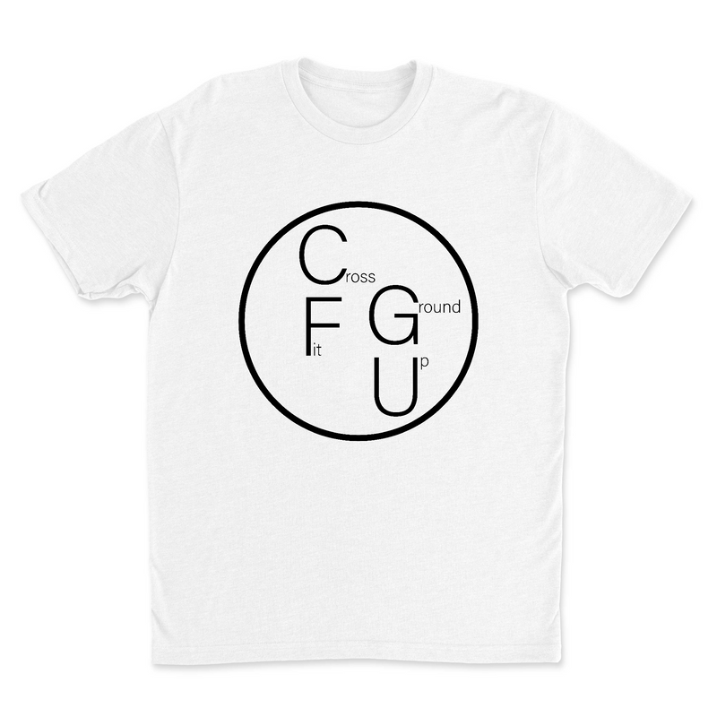 CrossFit Ground Up Circle (Black) Mens - T-Shirt