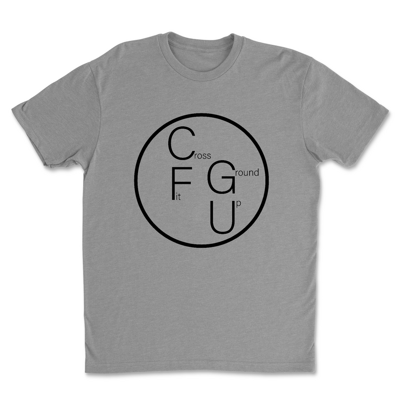 CrossFit Ground Up Circle (Black) Mens - T-Shirt