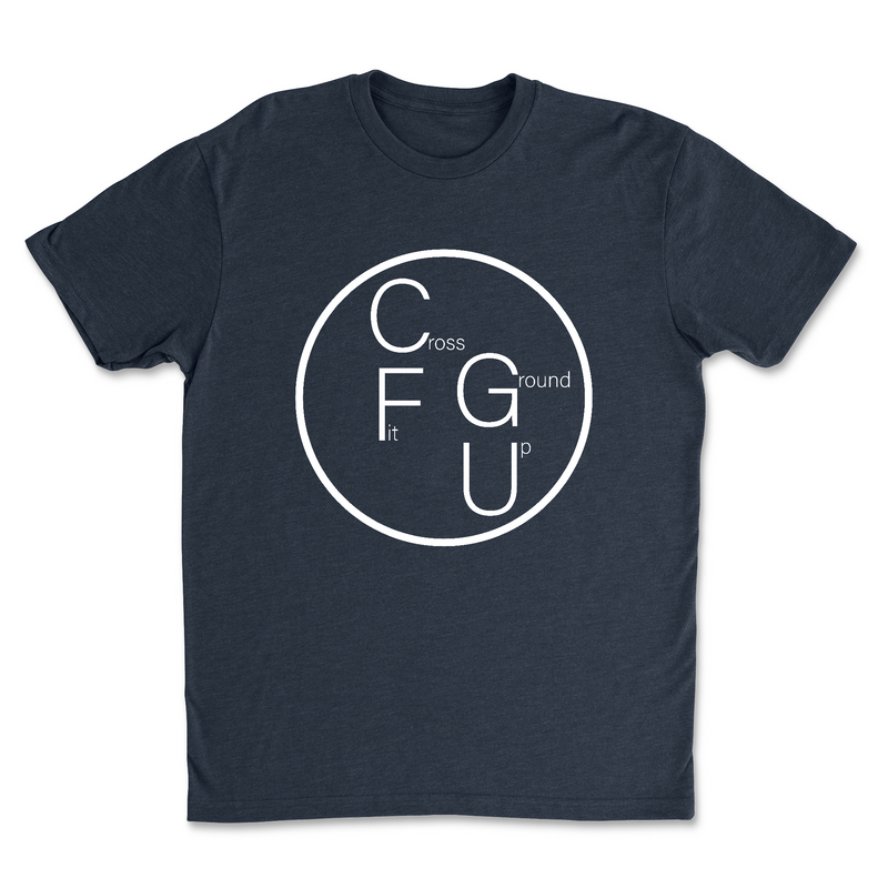 CrossFit Ground Up Circle (White) Mens - T-Shirt