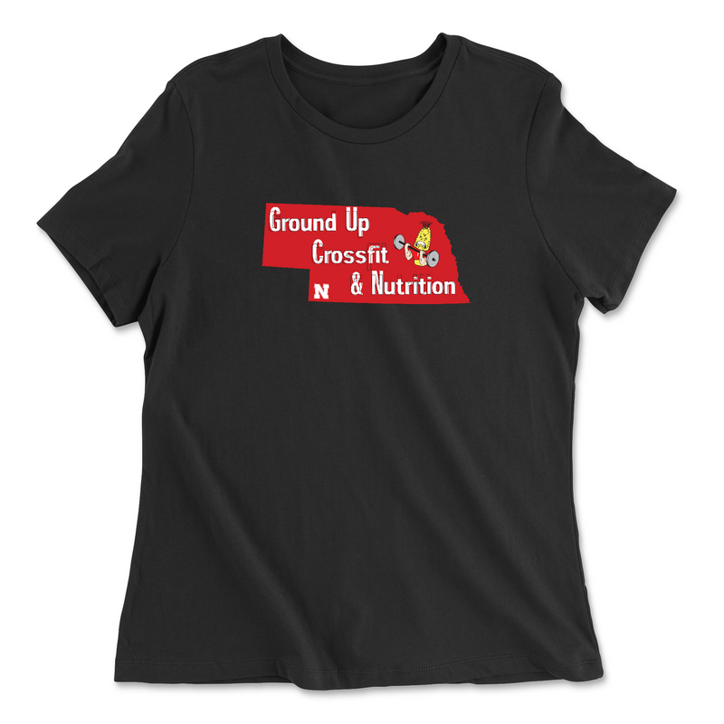 CrossFit Ground Up Nebraska (Corn) Womens - Relaxed Jersey T-Shirt