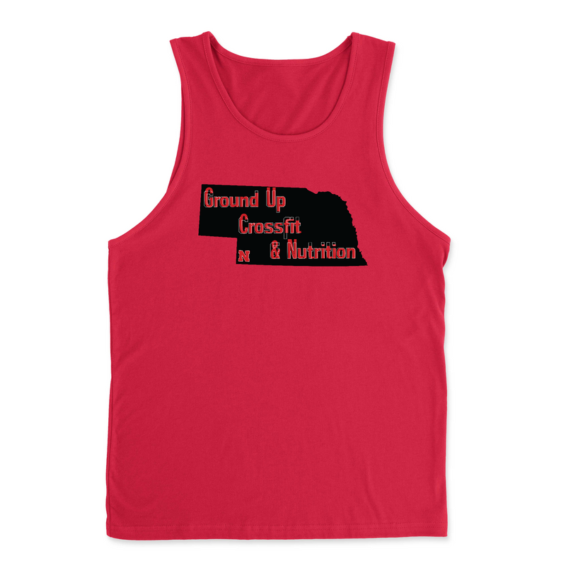 CrossFit Ground Up Nebraska (Black) Mens - Tank Top