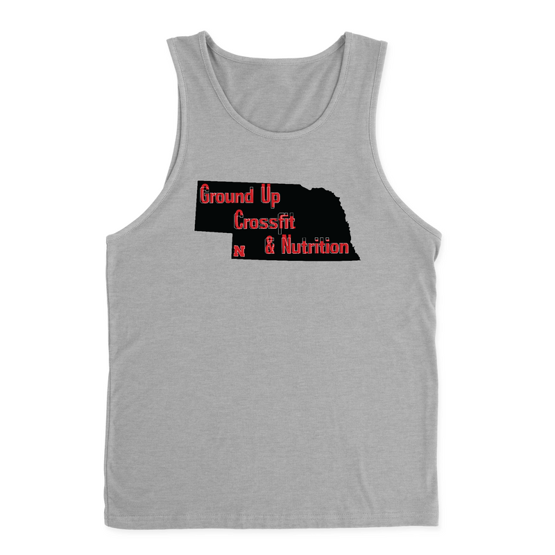 CrossFit Ground Up Nebraska (Black) Mens - Tank Top