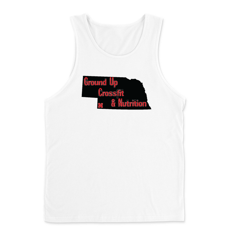 CrossFit Ground Up Nebraska (Black) Mens - Tank Top