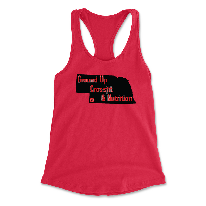 CrossFit Ground Up Nebraska (Black) Womens - Tank Top