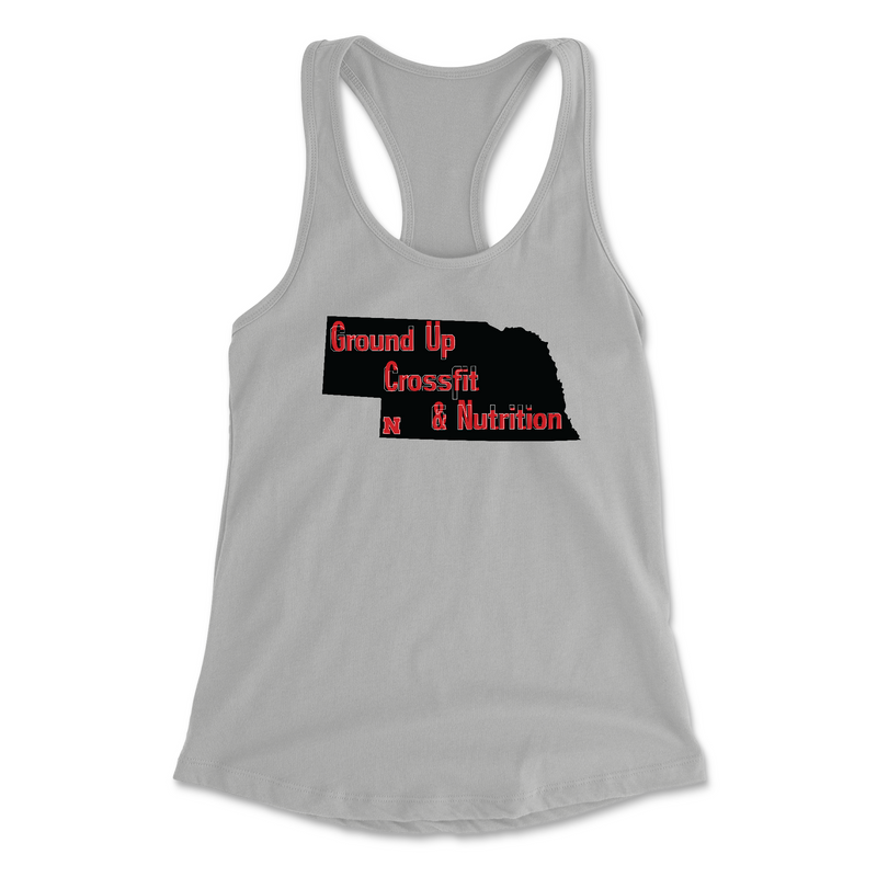 CrossFit Ground Up Nebraska (Black) Womens - Tank Top