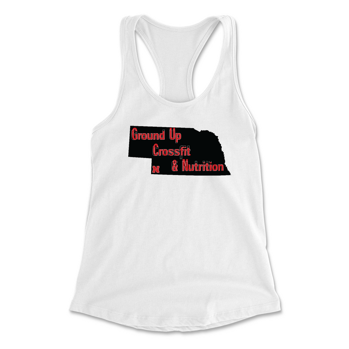 CrossFit Ground Up Nebraska (Black) Womens - Tank Top