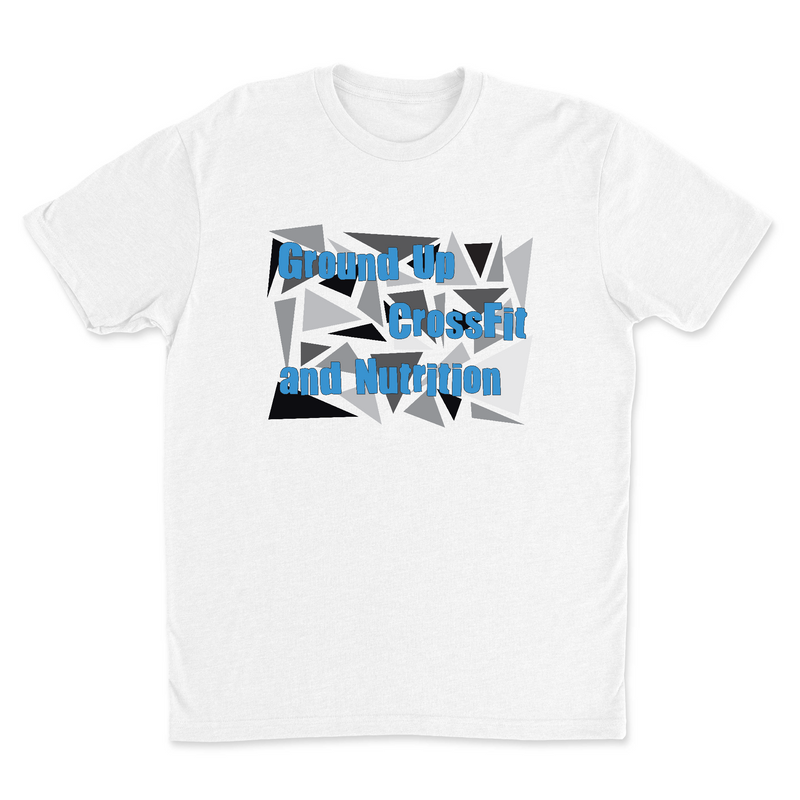 CrossFit Ground Up Triangles (Blue) Mens - T-Shirt